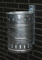 Abfallbehälter für außen 35 Liter, gelocht