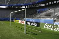 Alu-Fußballtor 7,32 x 2,44 m mit freier Netzaufhängung
