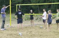 Huck Beachvolleyball-Turniernetz