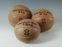 Medizinball aus Leder