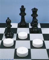 Großer Schachfiguren-Satz für Draußen, 43-64 cm hoch